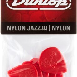 Jim dunlop 47p3n jazz iii red guitar picks