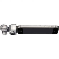 Zoom iq7 rotating mid-side stereo microphone os devices