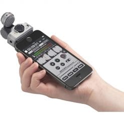 Zoom iq7 rotating mid-side stereo microphone os devices