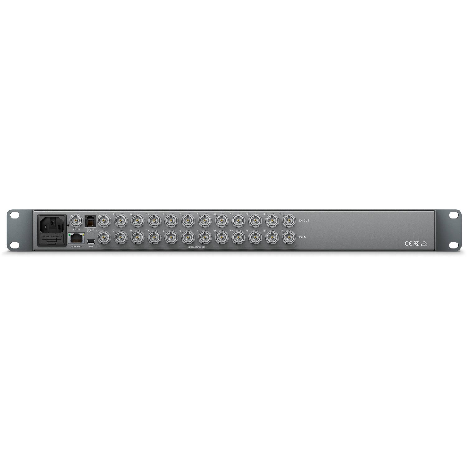 Blackmagic design videohub 72 rack frame Blackmagic design smart videohub cleanswitch 12 x 12 6g-sdi - image 2