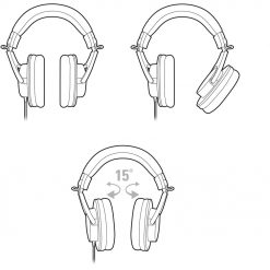 Audio technica ath m20x monitor headphones