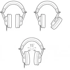 Audio technica ath m20x monitor headphones