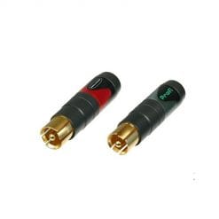 Neutrik ProFi Professional RCA Plug Pair