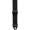 D'andrea 1355 locking nylon guitar straps black