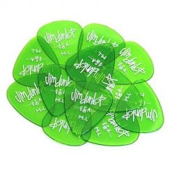 Jim Dunlop Gels Medium Large Green Guitar Pick