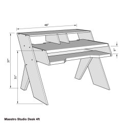 Maestro studio desk audio workstation