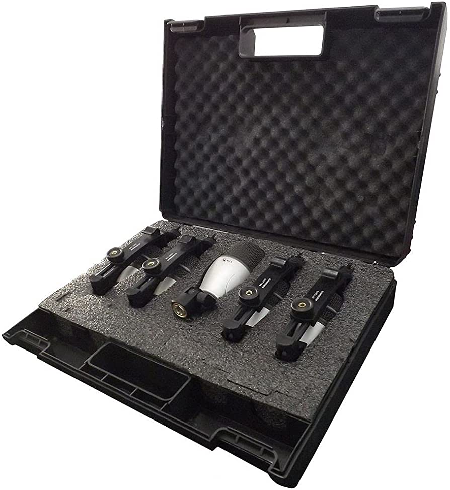 Shure pgadrumkit7 7-piece microphone Samson 5kit 5 piece drum microphone kit