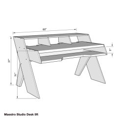 Maestro studio desk audio workstation
