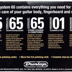 Ernie ball guitar polish cloth Dunlop 6500 system 65 guitar maintenance kit