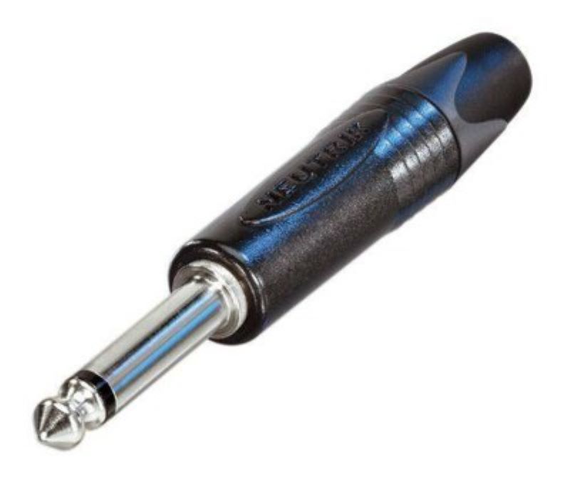 Neutrik np2c-bag 1/4″ mono plug black