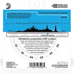 D'addario exp16 coated acoustic guitar strings