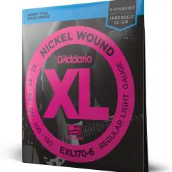 D'Addario EXL170 6 Nickel Wound String Bass