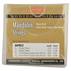 Alice am03 steel copper wound mandolin strings