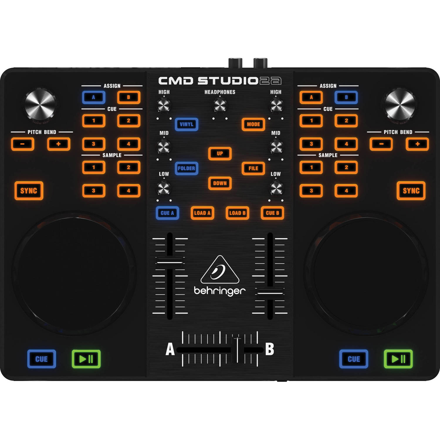Novation launchpad pro 64 pro Behringer cmd studio 2a dj midi controller