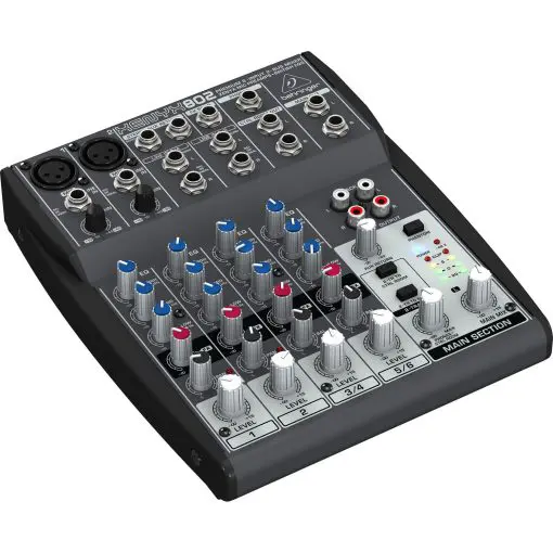 Behringer xenyx 802 compact audio mixer