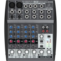 Behringer xenyx q802usb 8-input 2-bus mixer