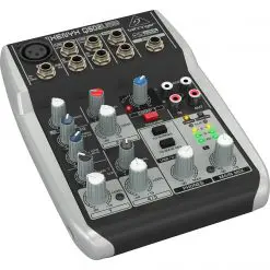 Behringer Xenyx Q502USB 5-Input 2-Bus Mixer