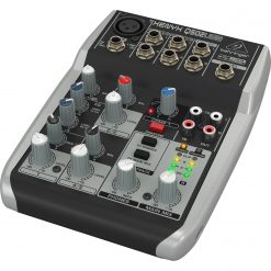 Behringer xenyx q502usb 5-input 2-bus mixer