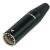 Rt3mc-b 3-pole tiny xlr female cable connector