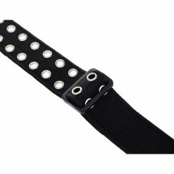Dunlop grommet nylon guitar strap black d38-19bk
