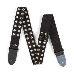 Dunlop Grommet Nylon Guitar Strap Black D38-19BK