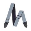 Dunlop mesh guitar strap steel gray