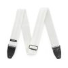 Jim dunlop deluxe seatbelt guitar strap white