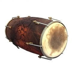 Dholak Black Sheesham Wood