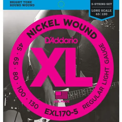 D'addario exl170-5 nickel wound 5-string