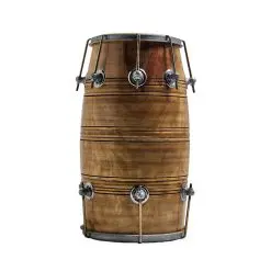 Filmi Dholak White Sheesham Wood