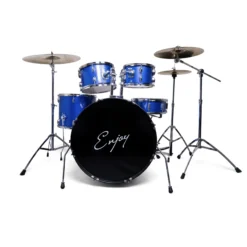 Enjoy GE1335 Dark Blue 5-Piece Drum Set
