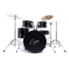 Enjoy ge1336 black 5-piece drum set