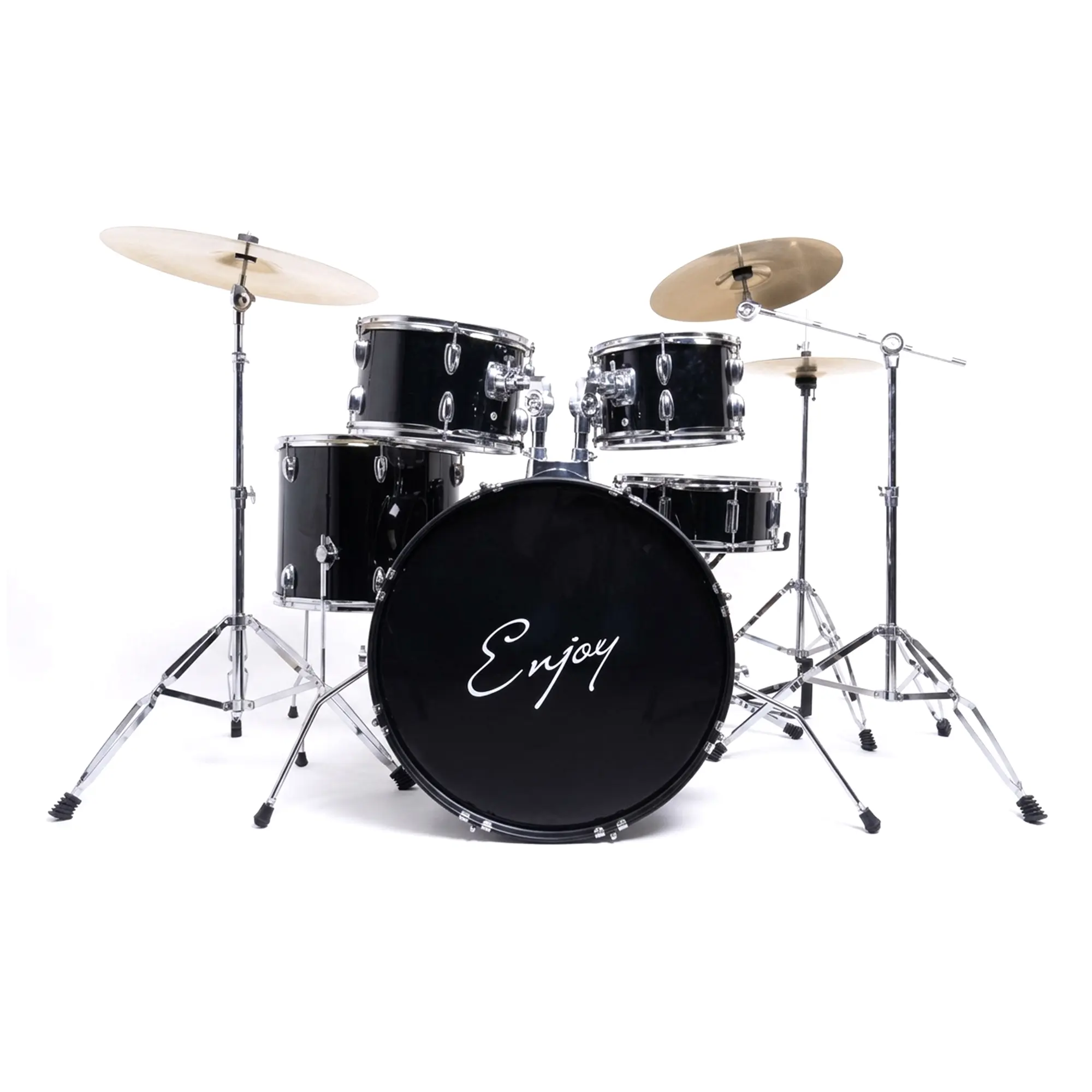 Enjoy ge1336 black 5-piece drum set