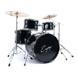 Enjoy GE1336 Black 5-Piece Drum Set