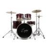 Enjoy GE1337 Maroon 5-Piece Drum Set