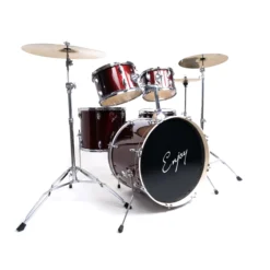 Enjoy GE1337 Maroon 5-Piece Drum Set