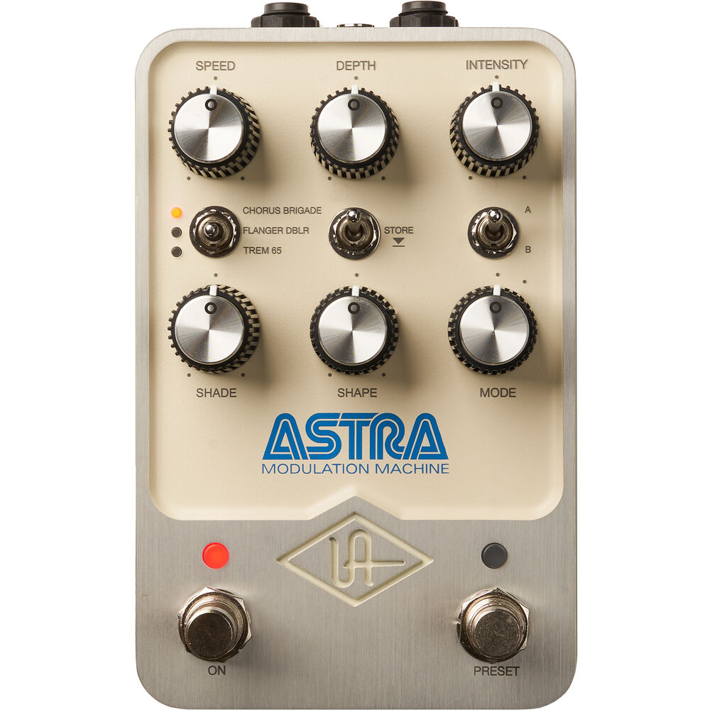 Universal audio del-verb Universal audio astra modulation pedal