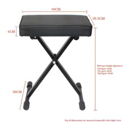 Hebikuo Q90B Keyboard Piano Bench