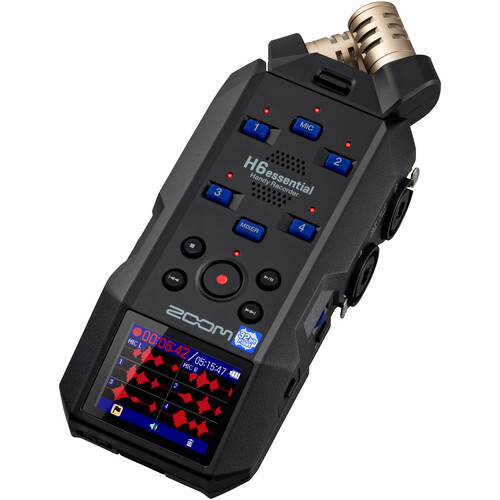 Zoom h6studio Zoom h6essential 6-track 32-bit float portable audio recorder