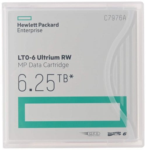 Hp lto 6 2 5tb 6 25tb ultrium data cartridge Hp lto 6 2 5tb 6 25tb ultrium data cartridge