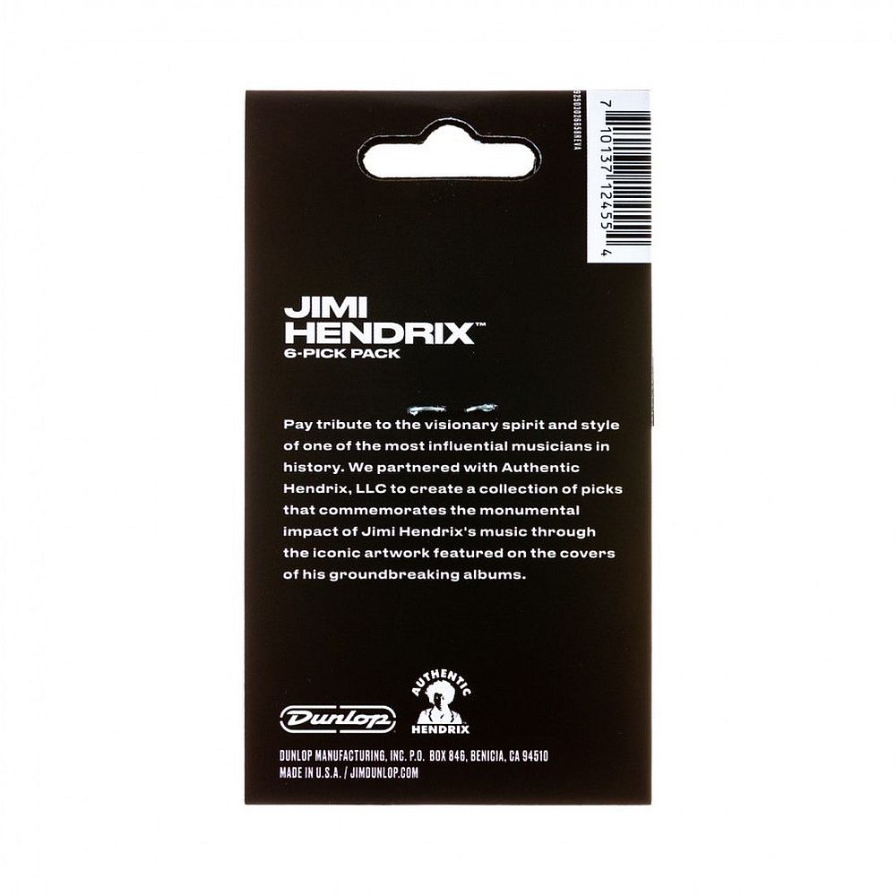 Dunlop 424p50 Dunlop jhp03h jimi hendrix heavy guitar picks