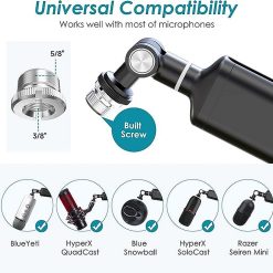 Youshares boom arm microphone stand