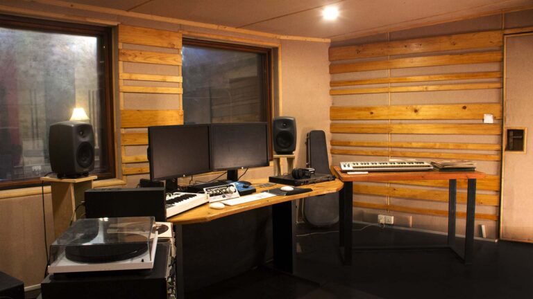 Recording studio by ion acoustics