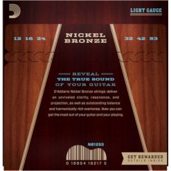 D'addario nb1253 nickel light acoustic strings