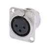 Neutrik 3-pole female xlr receptacle