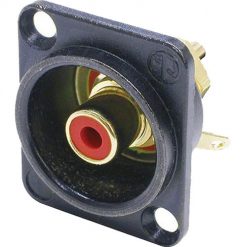Neutrik NF2D B 2 Female RCA Socket Red
