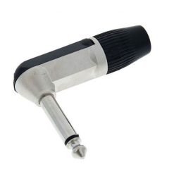 REAN 2 Conductor 1/4 TS Phone Connector Silver