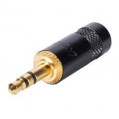 Neutrik Rean 3 5MM Stereo Plug Black Gold
