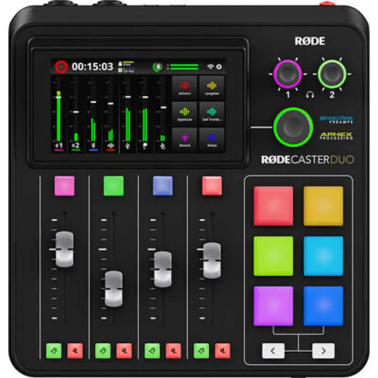Rode rodecaster duo audio production studio