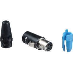 Rean RT3FC-B 3-Pole Mini XLR Female Connector